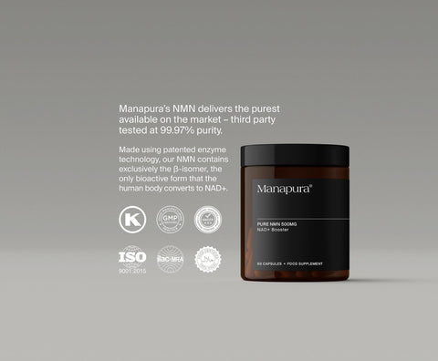 NAD+ Duo by Manapura | The Best, Pure, Clinical-Grade Longevity & Nootropic Supplements | Free Shipping